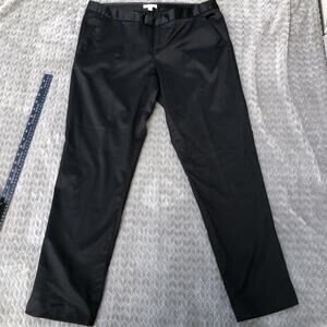 Lilly Pulitzer Black Sateen Split Ankle Dress Pant Size 14 Women’s